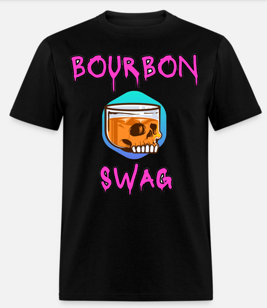 Black Bourbon Swag Logo T-Shirt